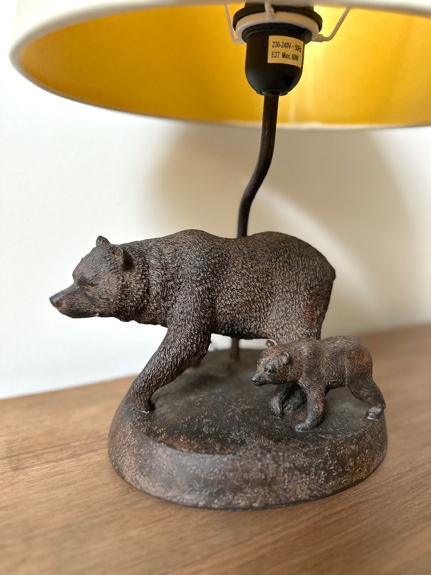 European Bear Family Lamp