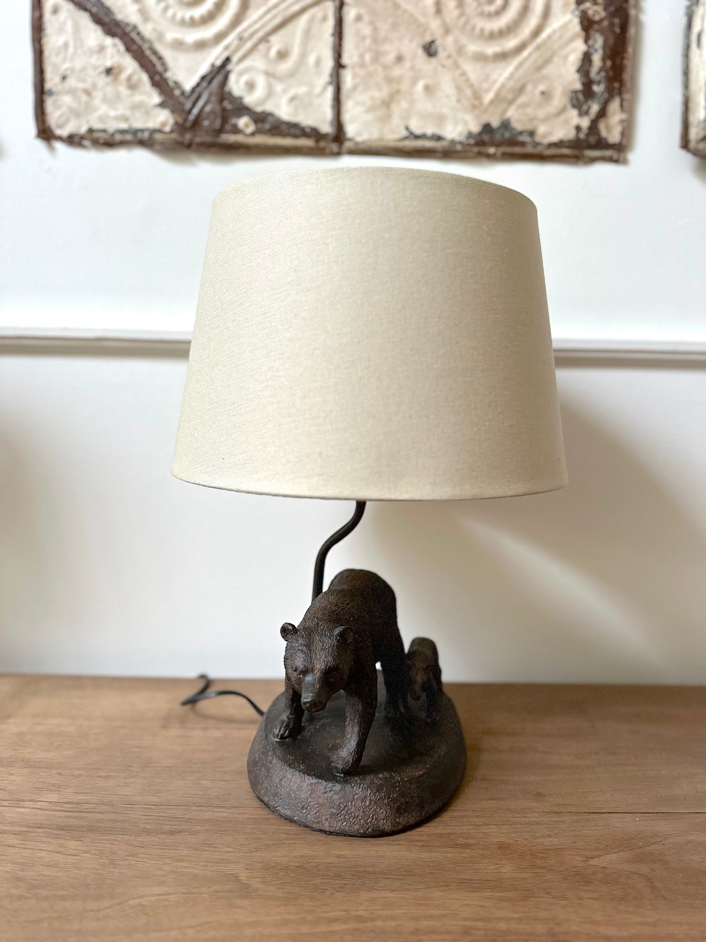 European Bear Family Lamp