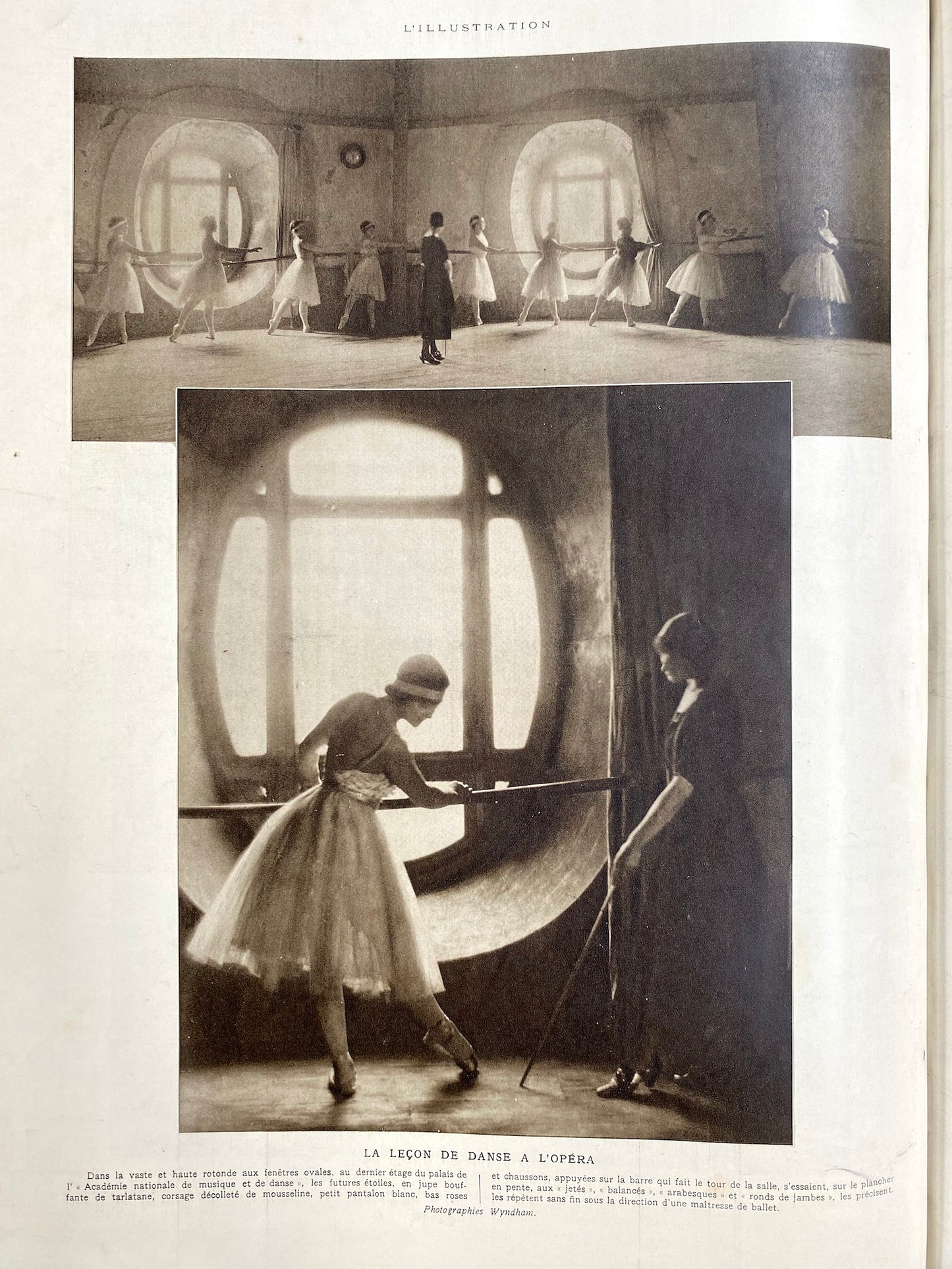 Antique French L'Illustration Bound Newspaper Archive 1917 - 1926