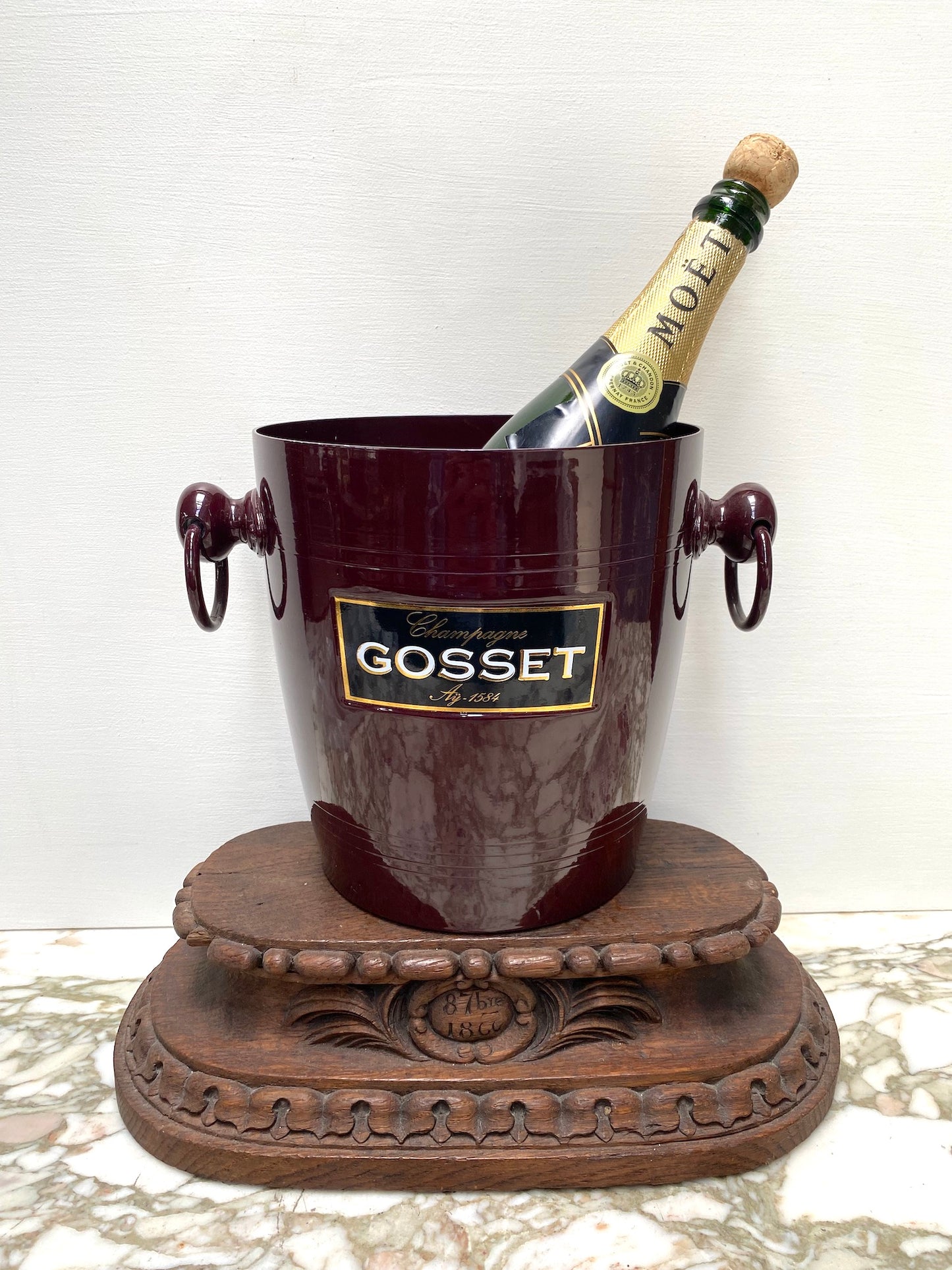 Vintage French Champagne Bucket 'Gosset'