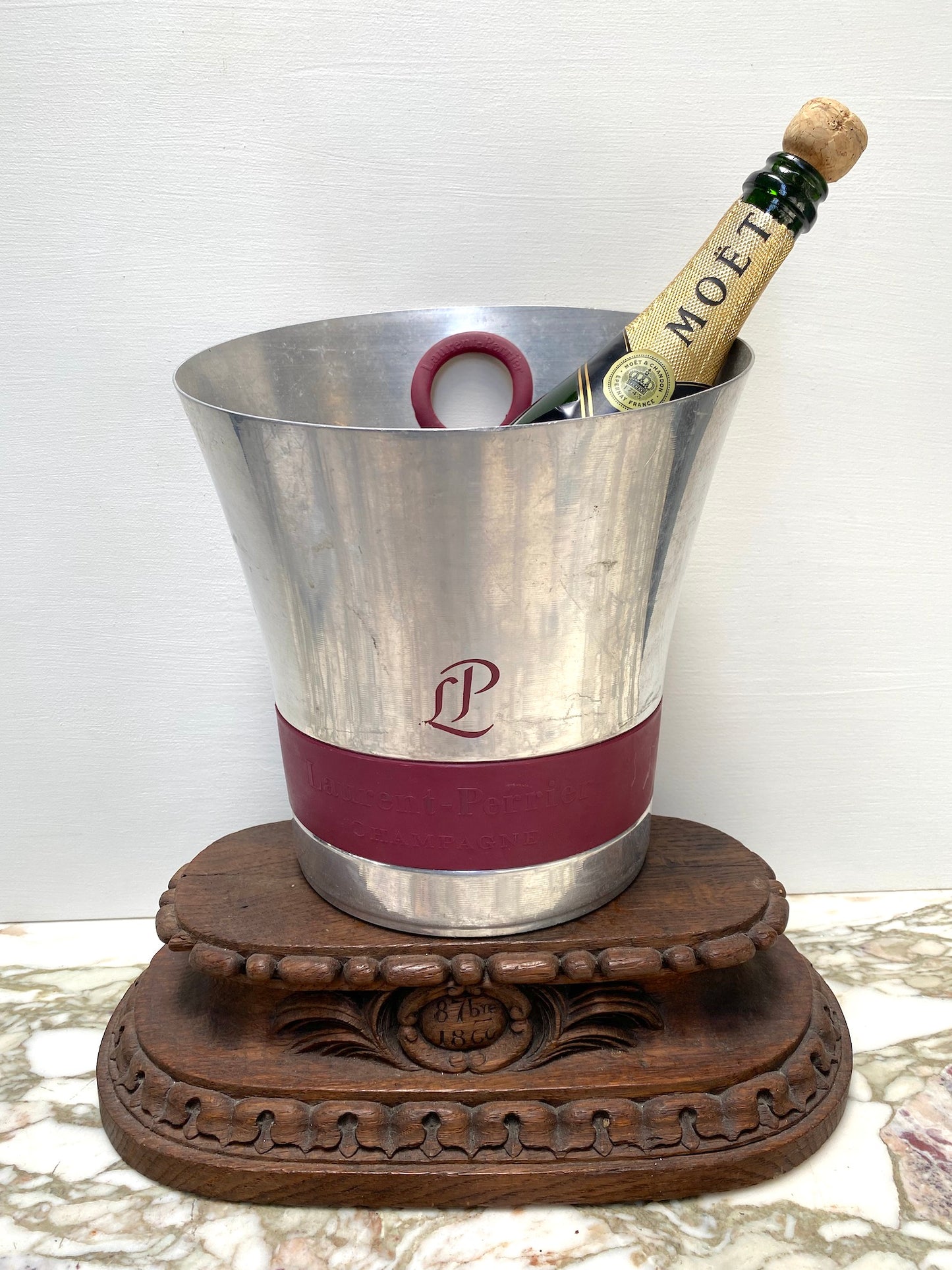 Vintage French Champagne Bucket 'Laurent-Perrier'