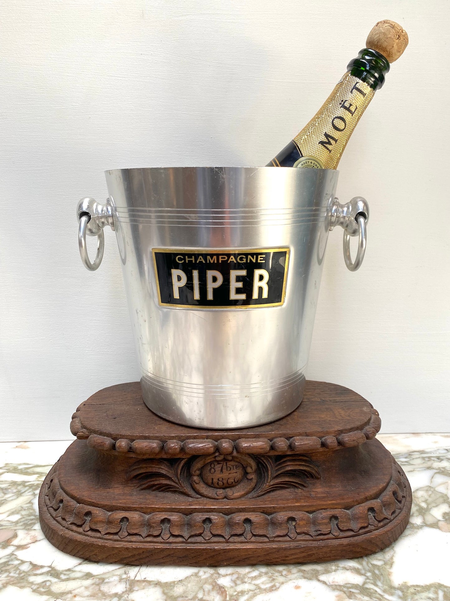 Vintage French Champagne Bucket 'Piper'