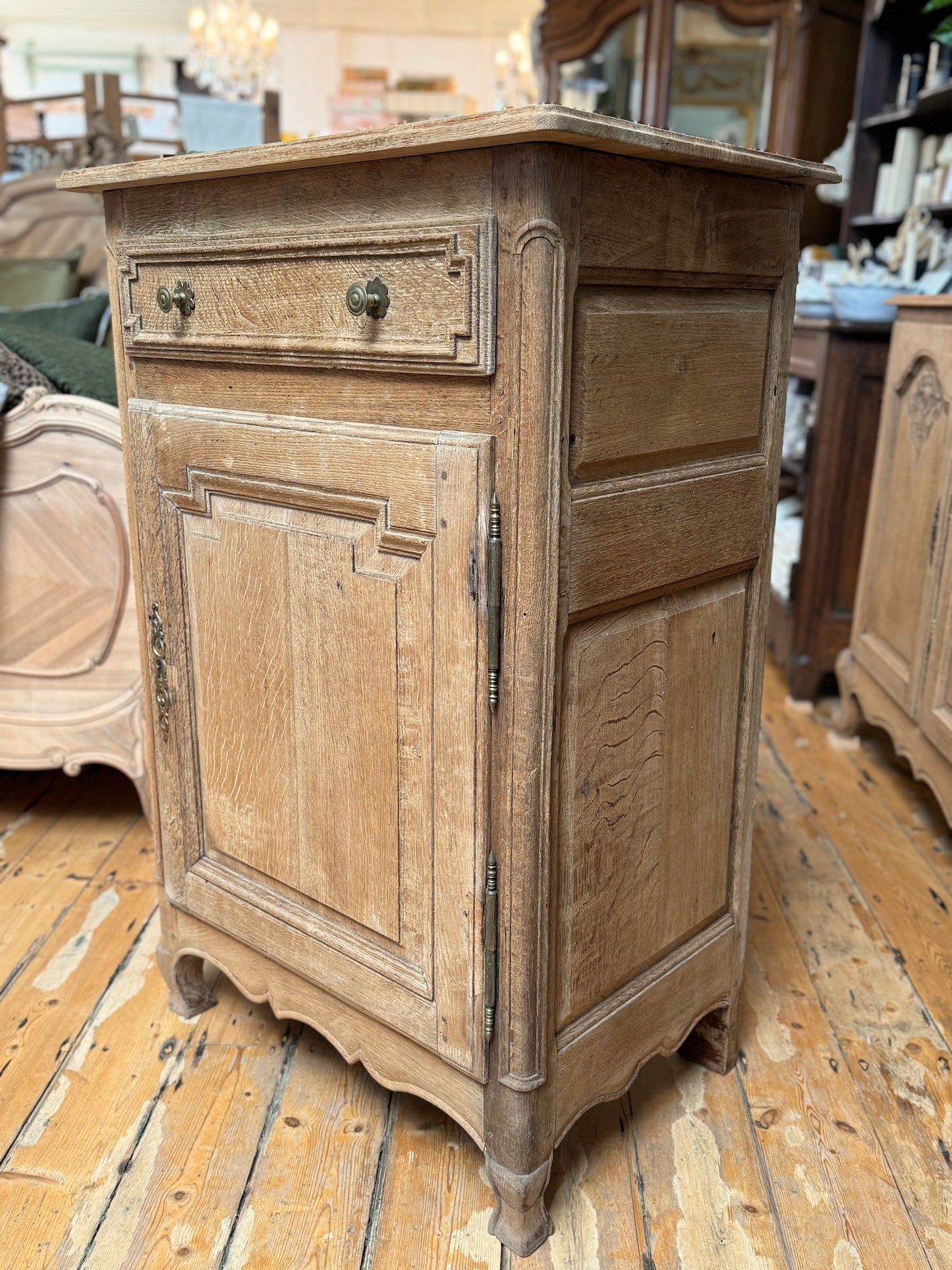 Antique French Oak Single Door Farmhouse Confiturier