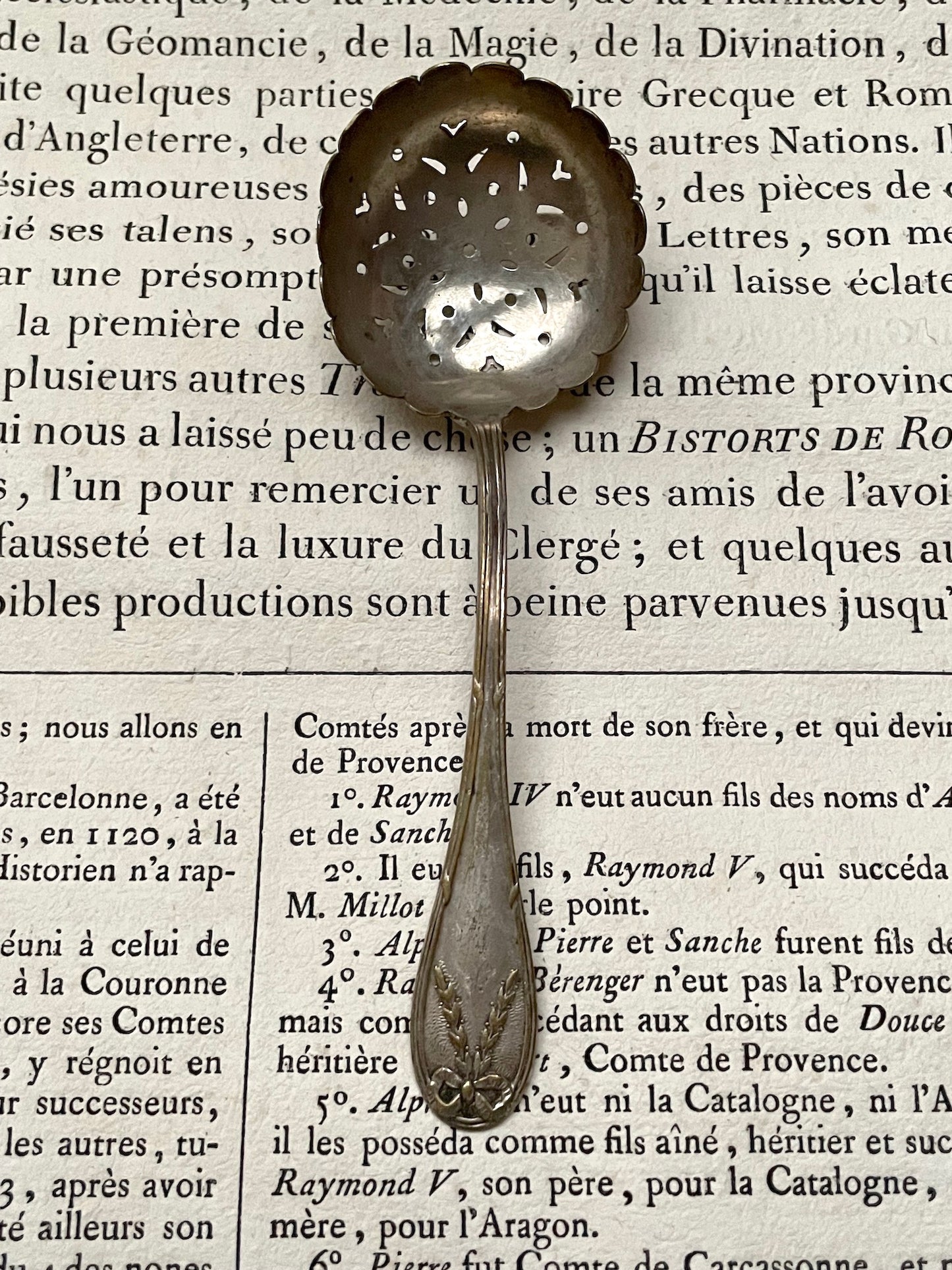 Antique French Silver Scalloped Sugar Sprinkling Spoons - I