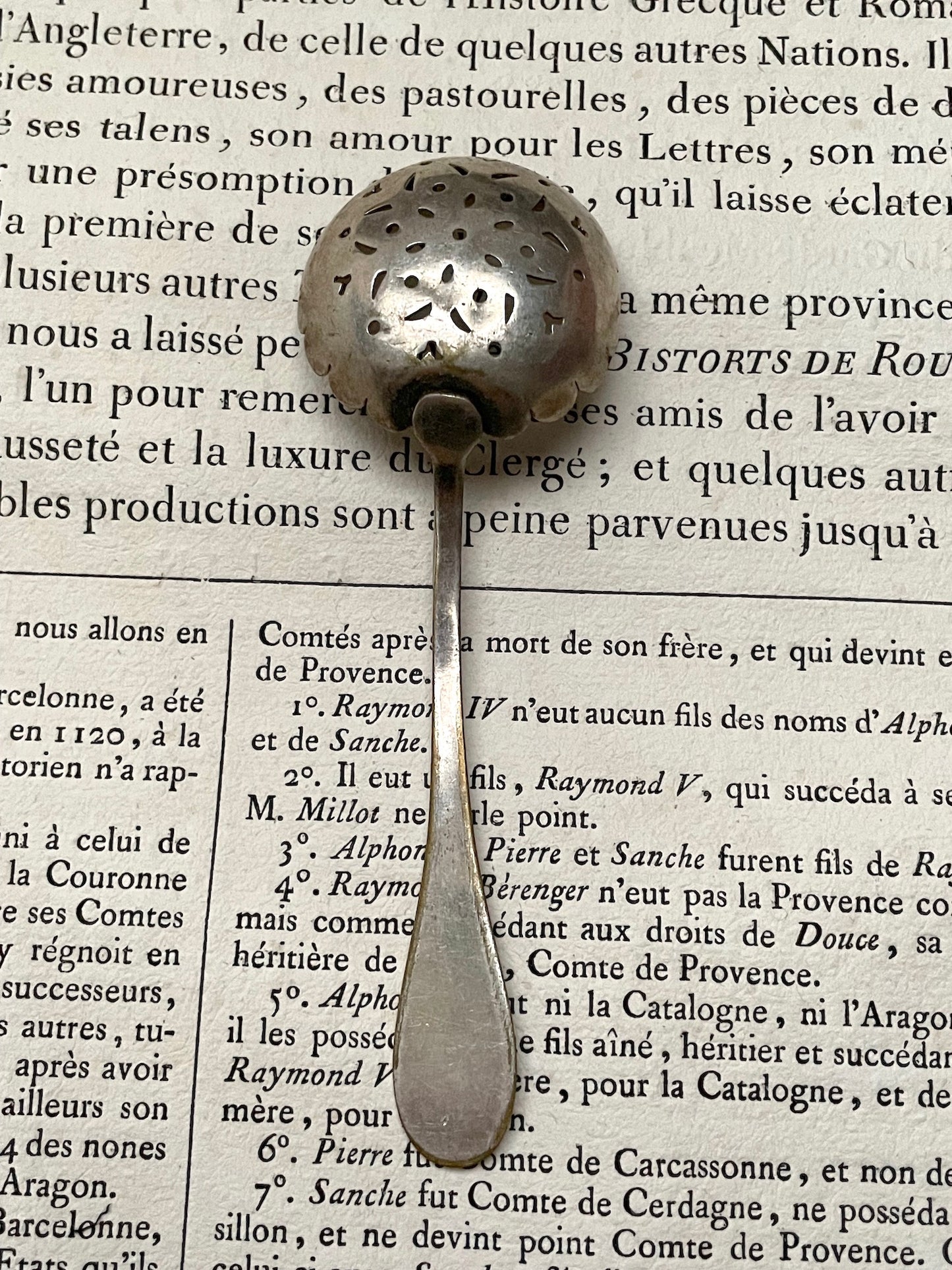 Antique French Silver Scalloped Sugar Sprinkling Spoons - I