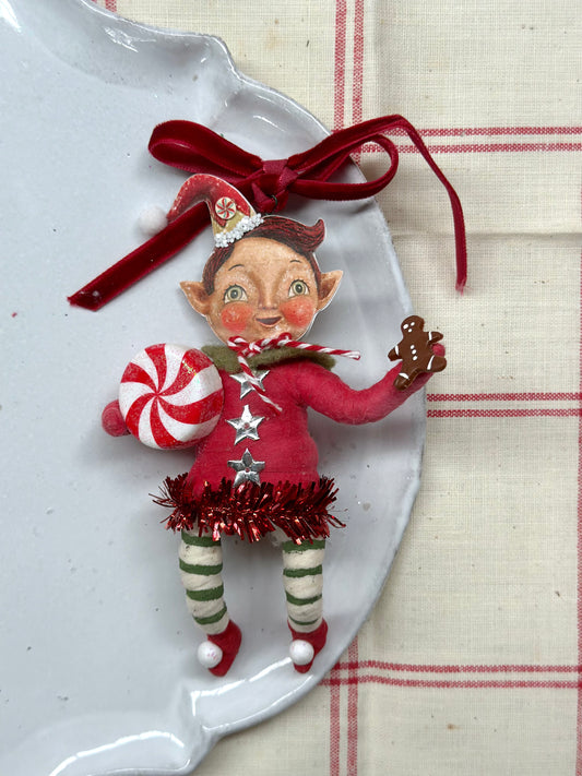 Vintage by Crystal x Johanna Parker Handspun Cotton Peppermint Parade