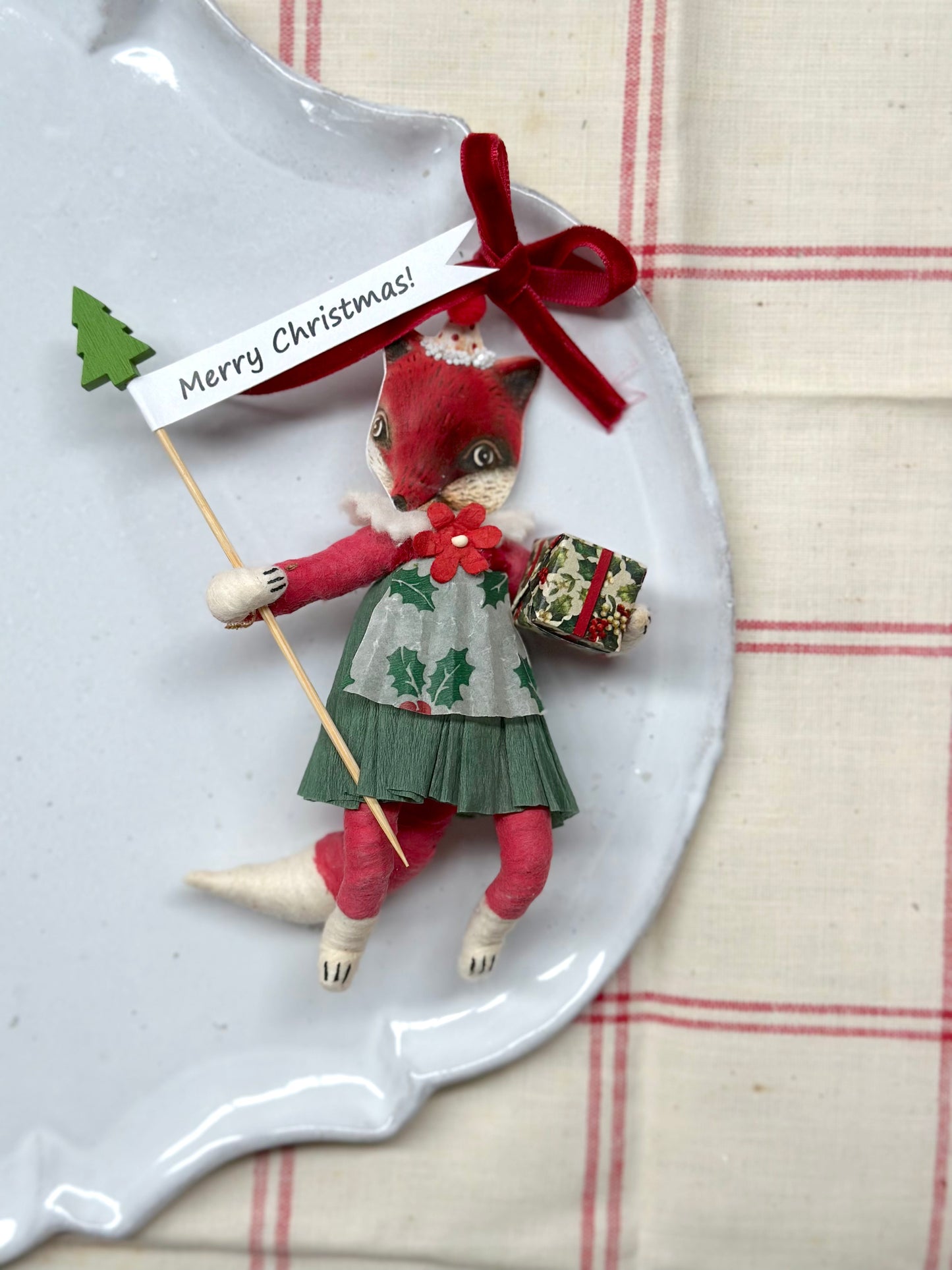 Vintage by Crystal x Johanna Parker Handspun Cotton Peppermint Parade