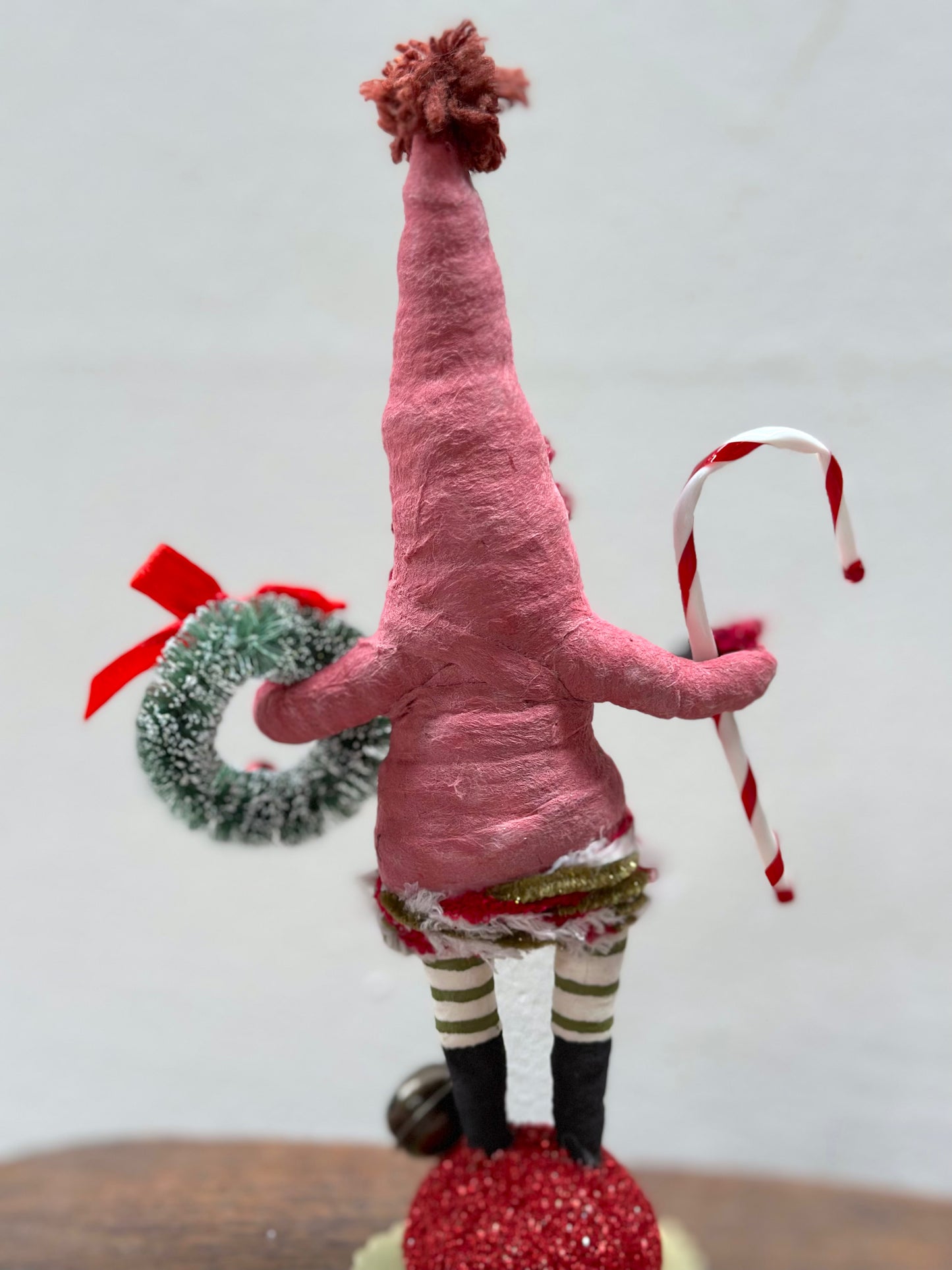 Vintage by Crystal Handspun Cotton Standing Santas