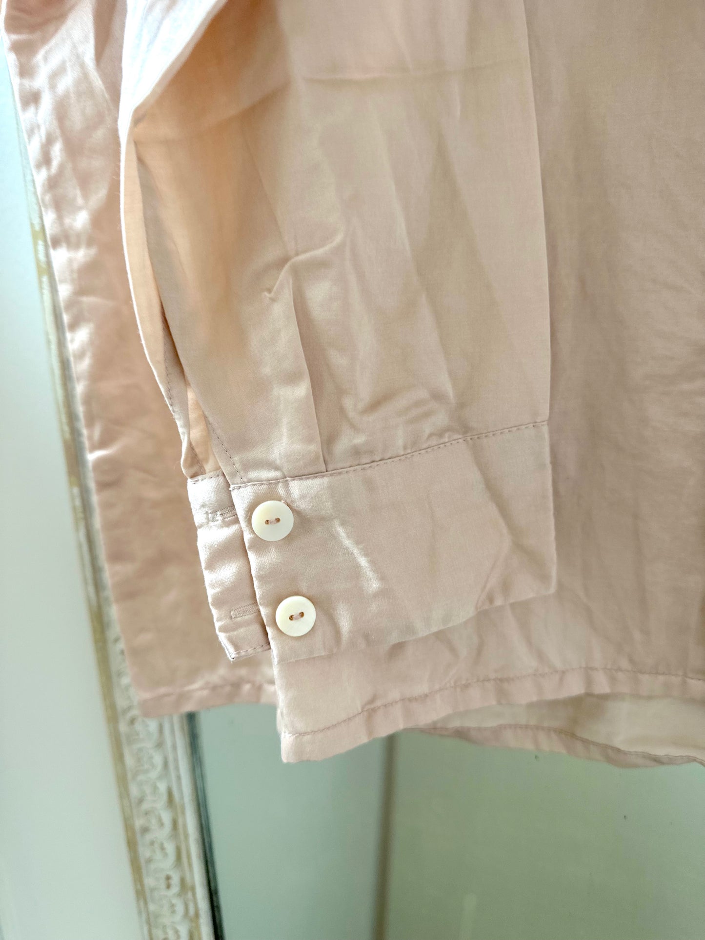 Sula Puckered Collar Blouse - Silver Peony