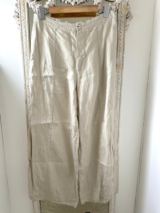 Sula Tailored Line Pants - Alabaster