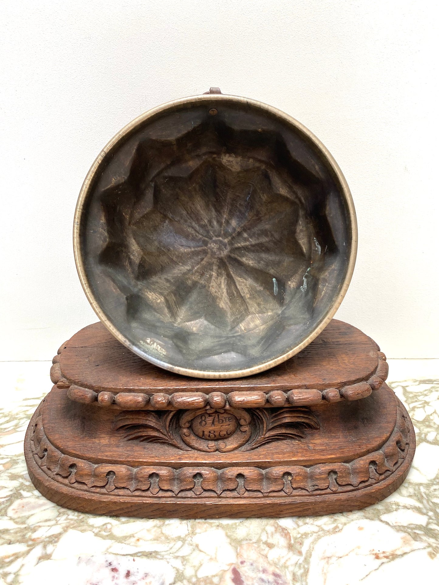 Vintage French Round Traditional Jelly Mould I