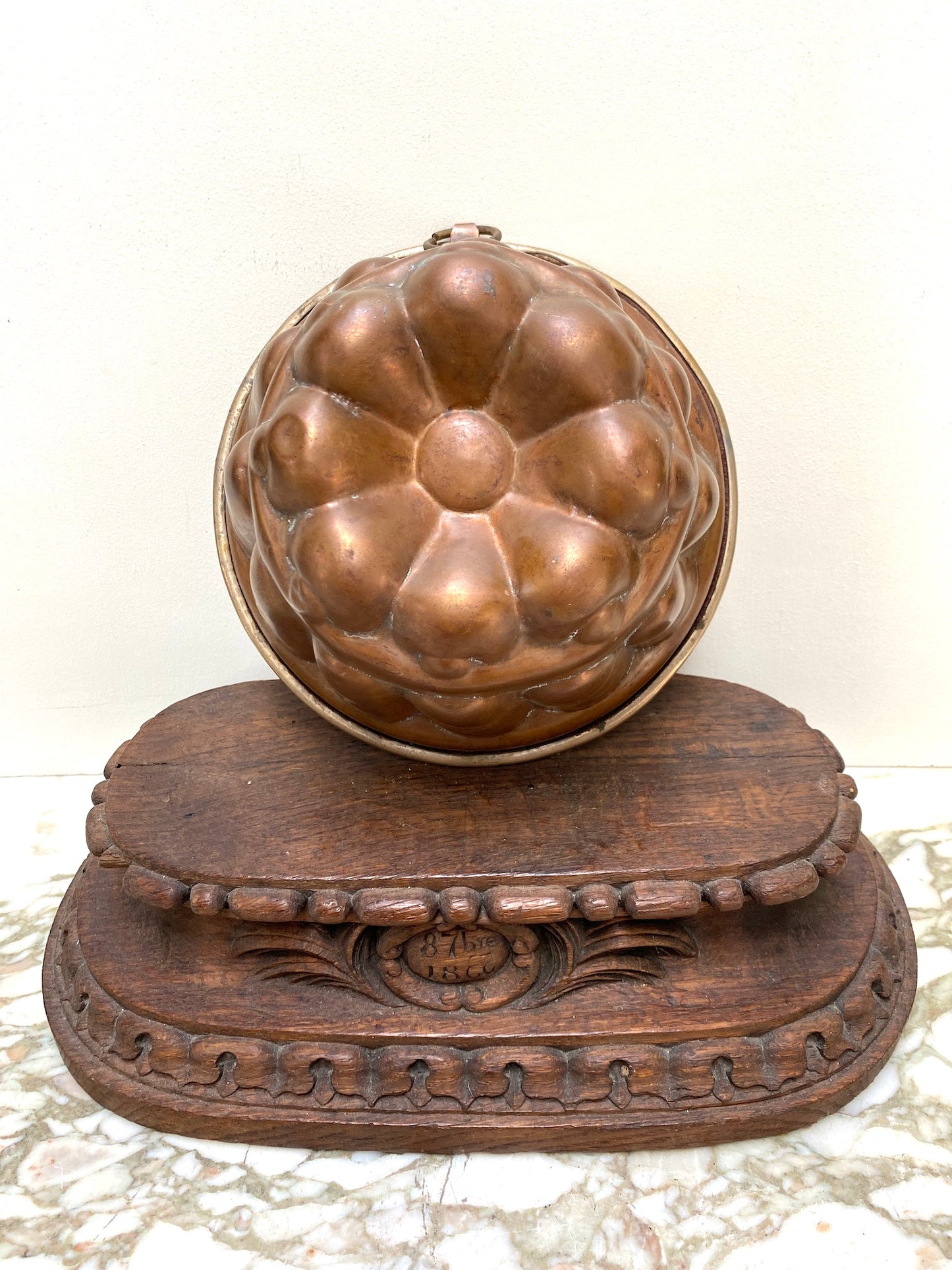 Vintage French Round Traditional Jelly Mould II