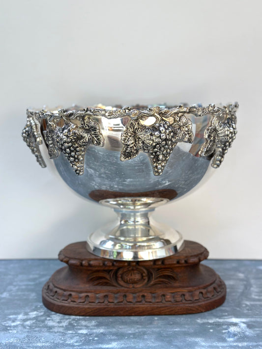 Vintage French Large Silver Champagne Bucket