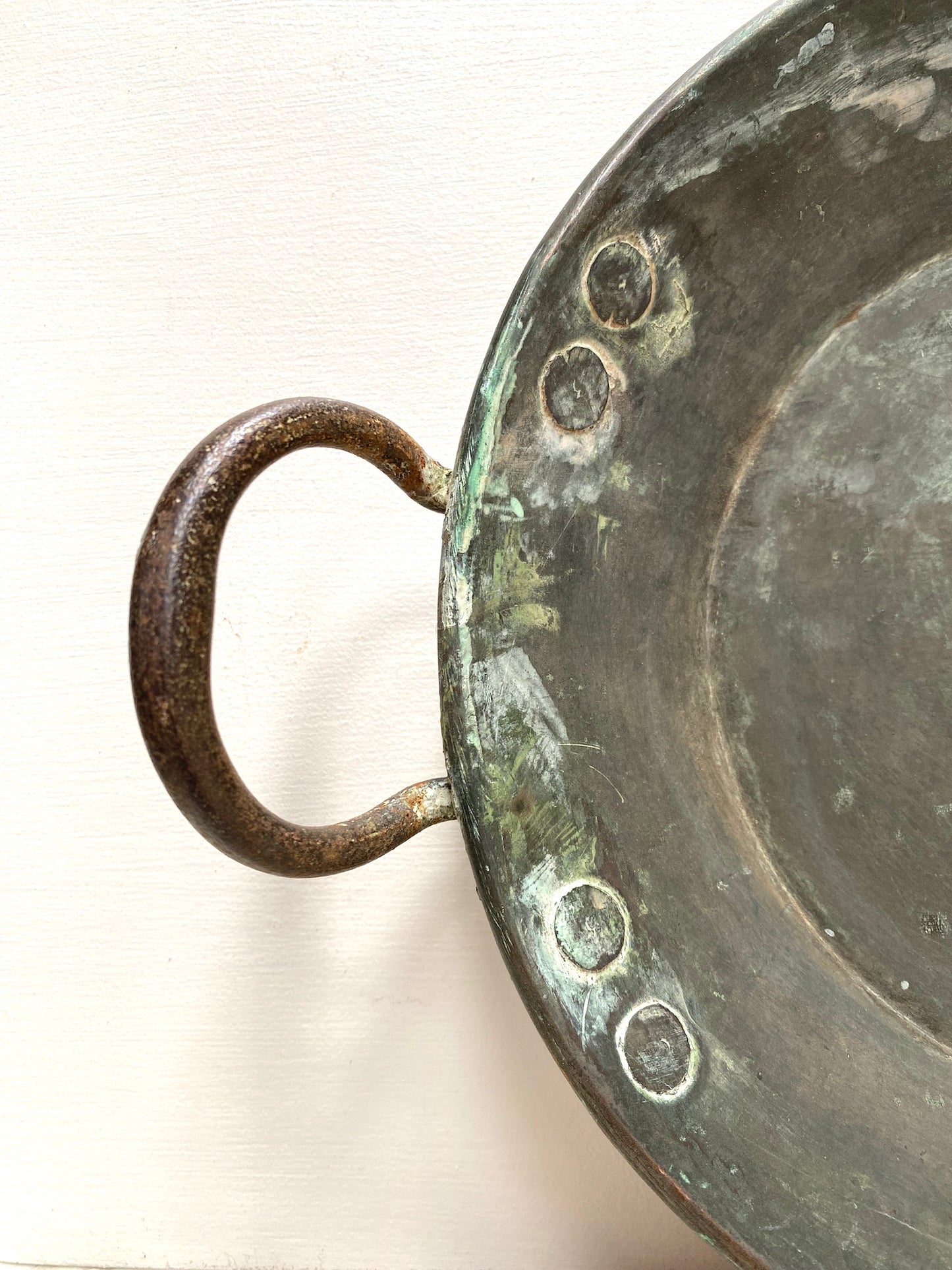 Antique French Large Copper Oval Gratiné Dish