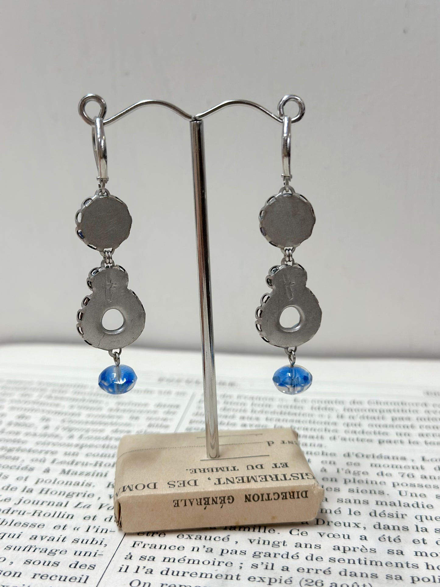 Ayala Bar Blue Floral Earrings