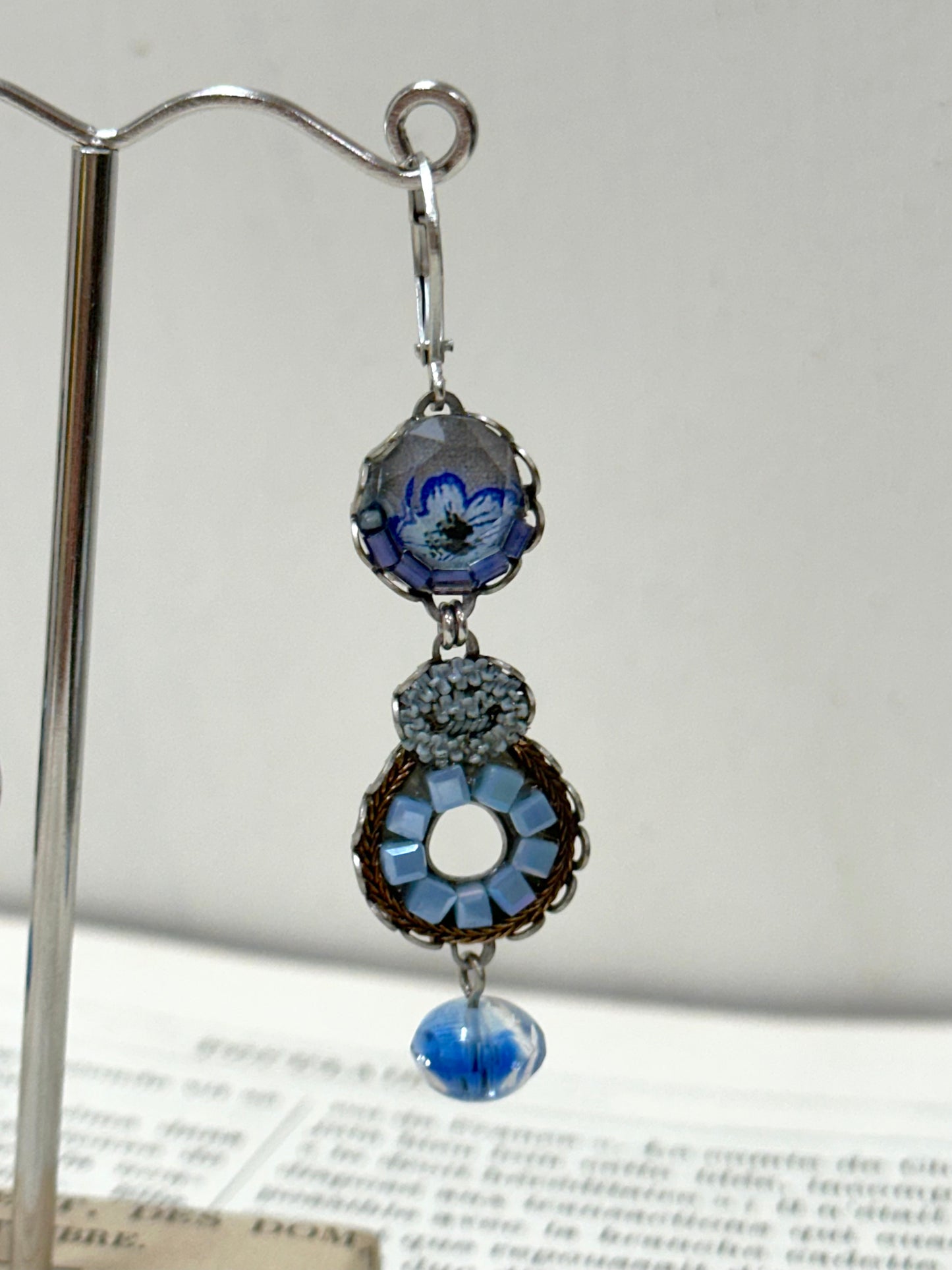 Ayala Bar Blue Floral Earrings