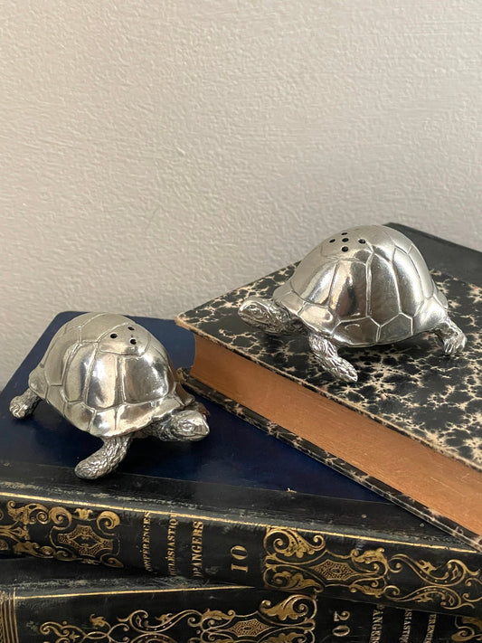 Pewter Turtle Salt and Pepper