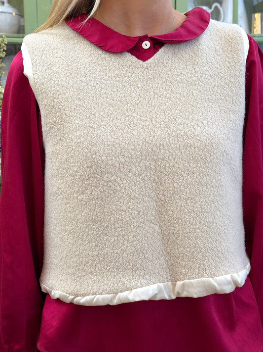 Sula Mallin Reversible Vest - Cream