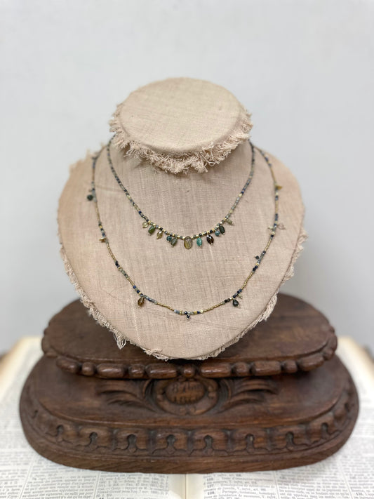 Italian Blue Stone Necklaces