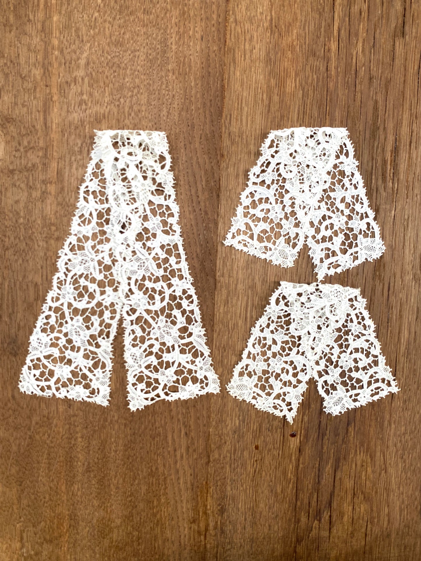 Antique Belgian Needle Lace - Set of 3 Pieces
