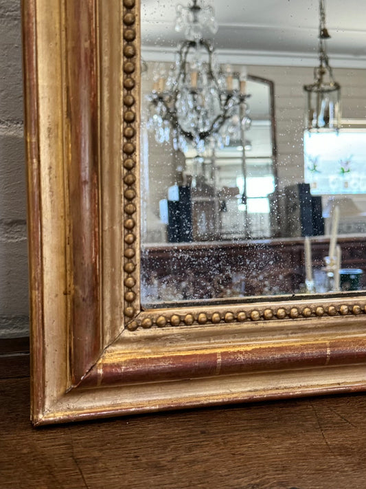 Antique French Petite Louis Phillipe Mirror