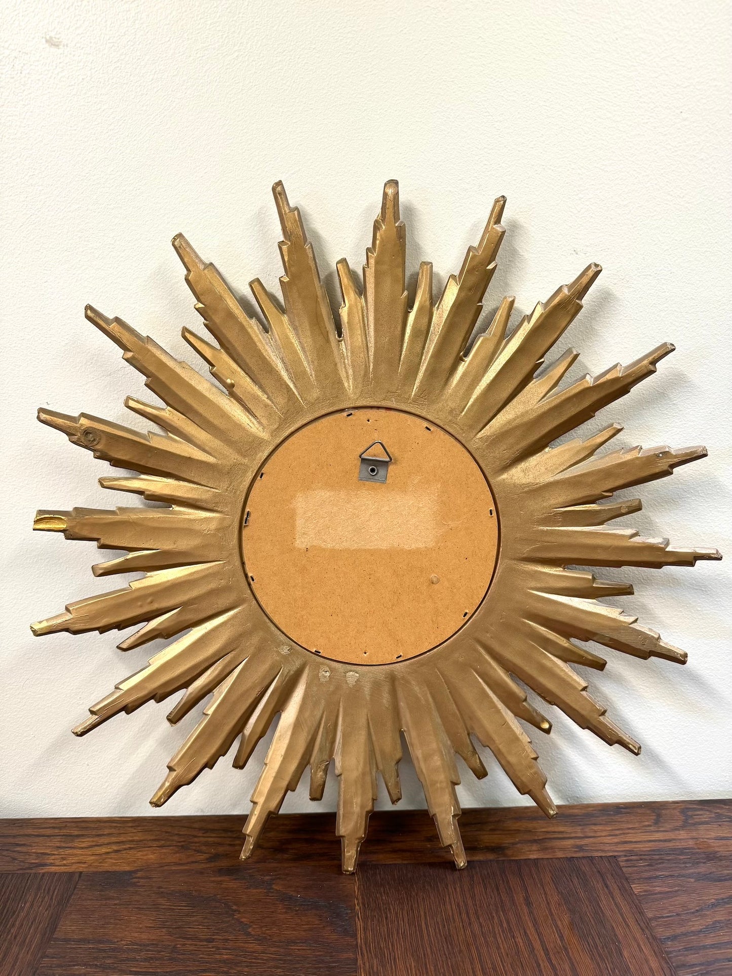 Vintage French Gold Sunburst Mirror II