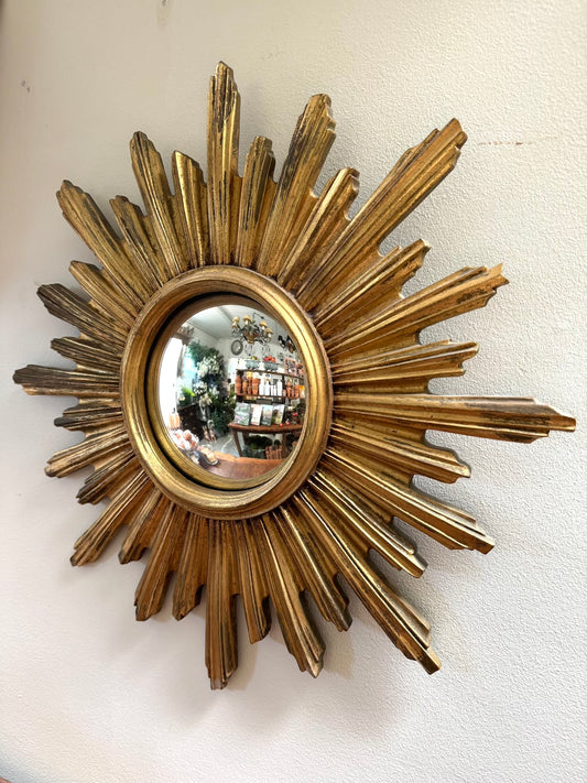 Vintage French Sunburst Mirror