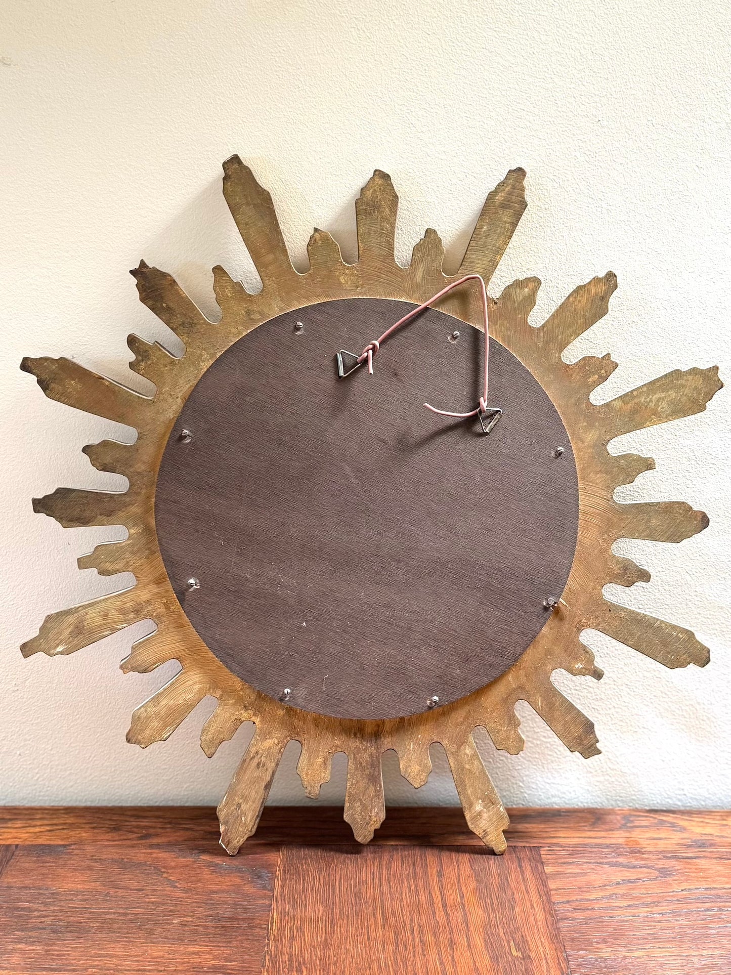 Vintage French Sunburst Mirror