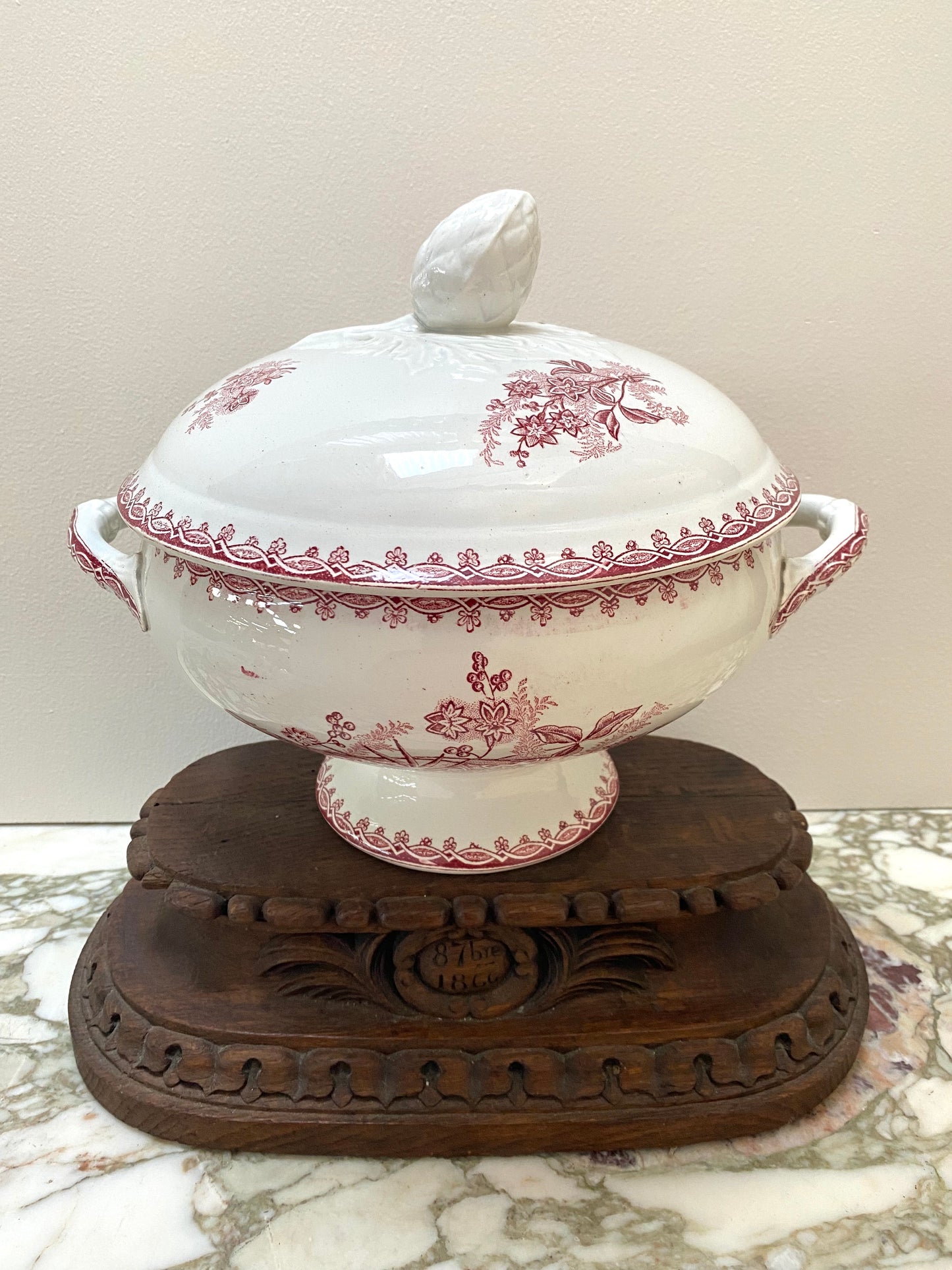 Antique French Sté Amandinoise 'Margot' Tureen