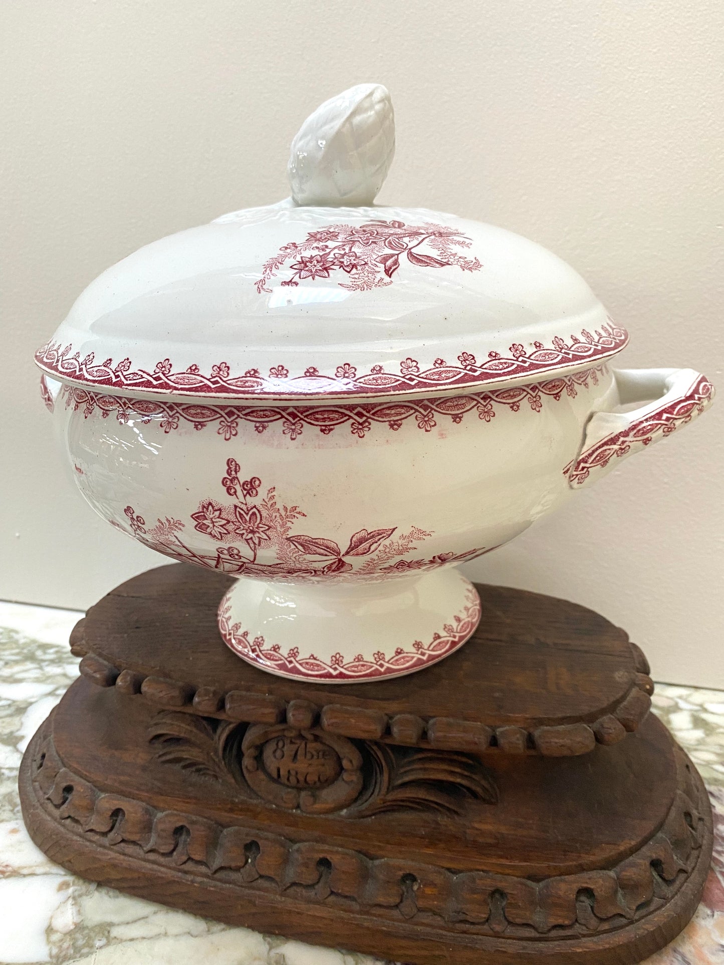 Antique French Sté Amandinoise 'Margot' Tureen
