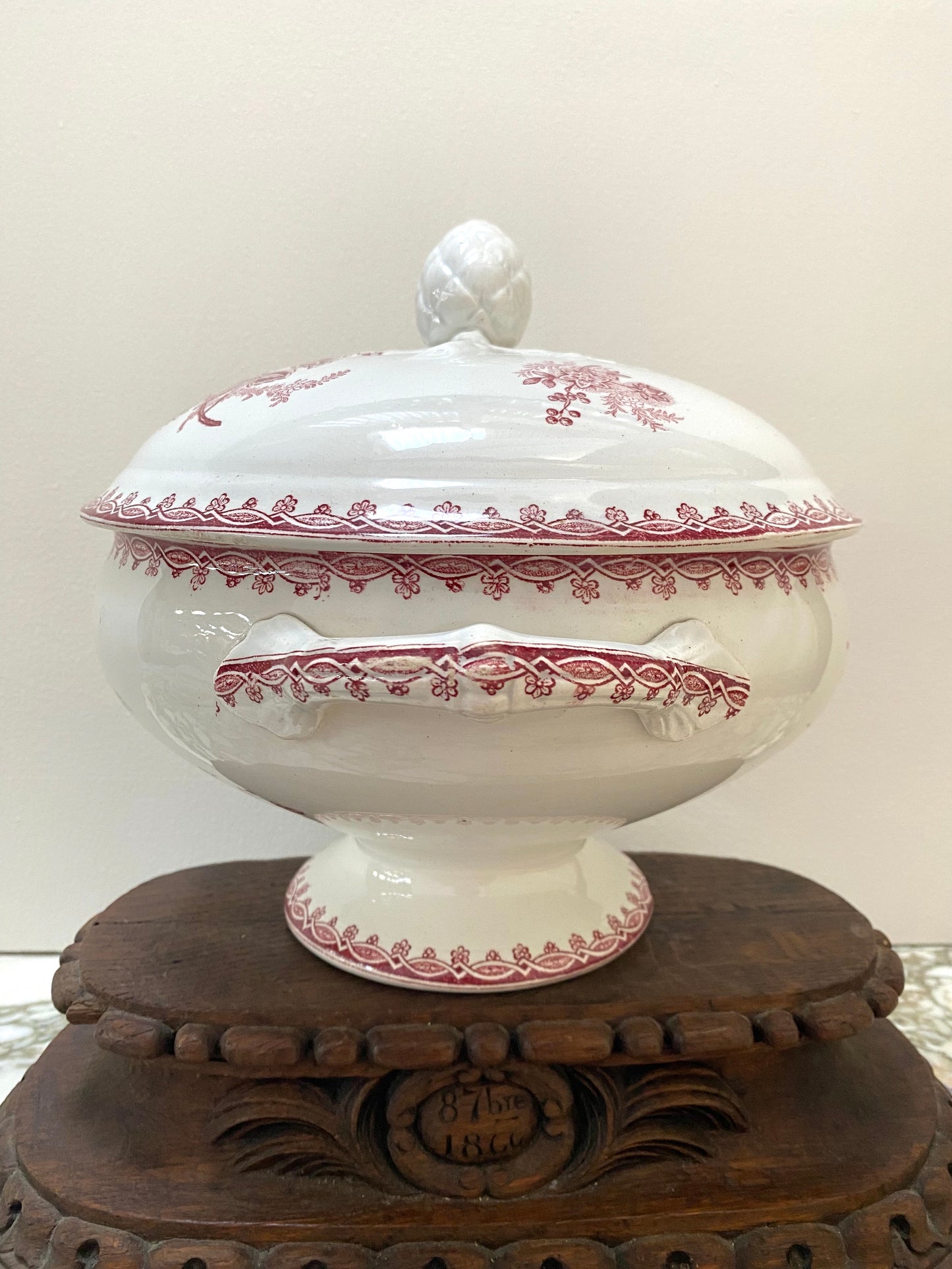 Antique French Sté Amandinoise 'Margot' Tureen