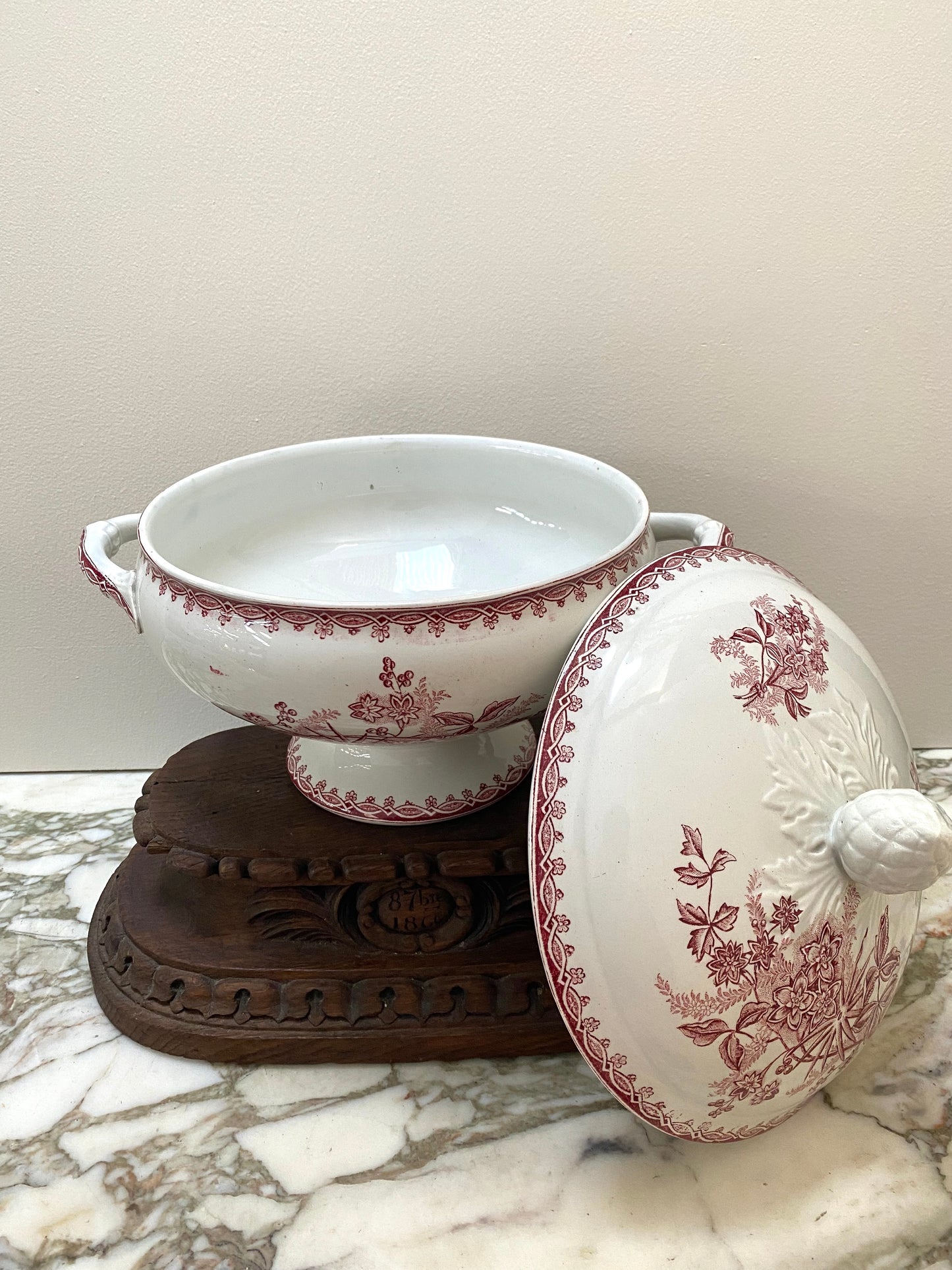 Antique French Sté Amandinoise 'Margot' Tureen
