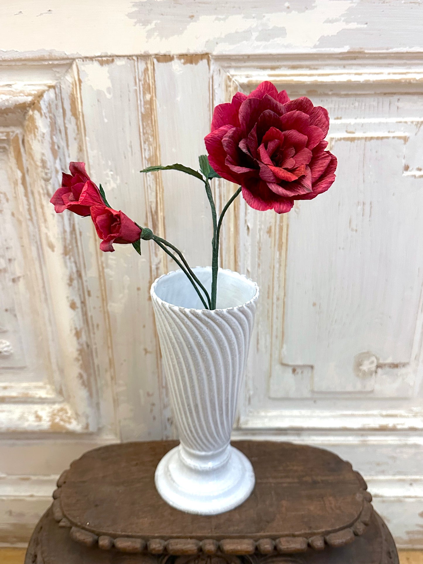 Delicate Handmade Paper Wild Rose