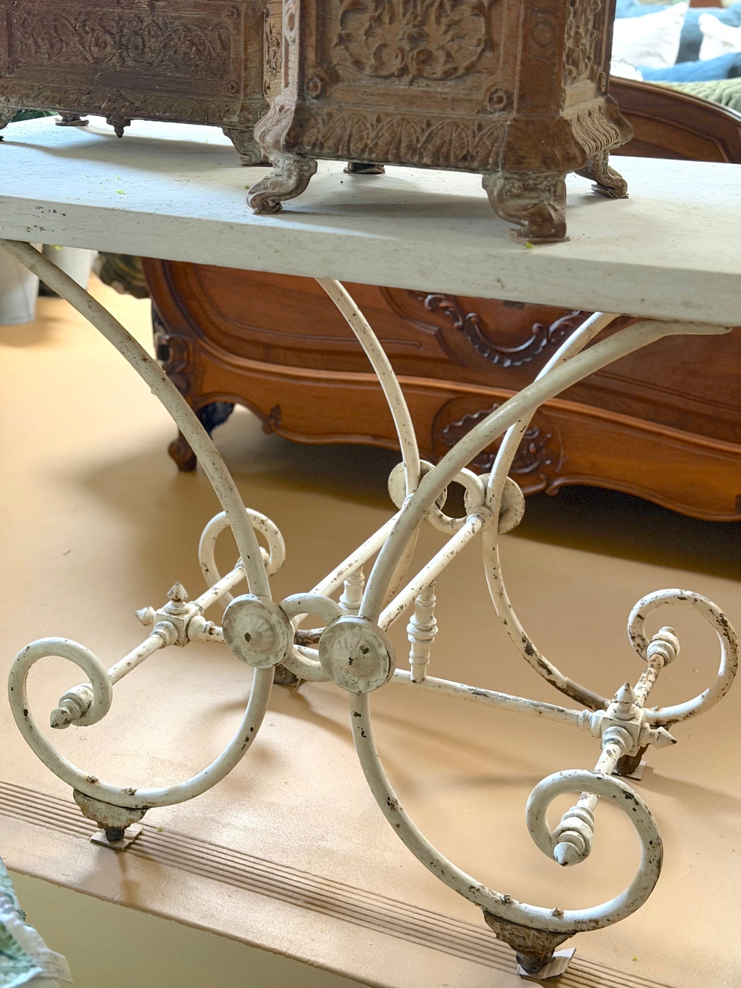 Antique French 19th Century Pastry Table