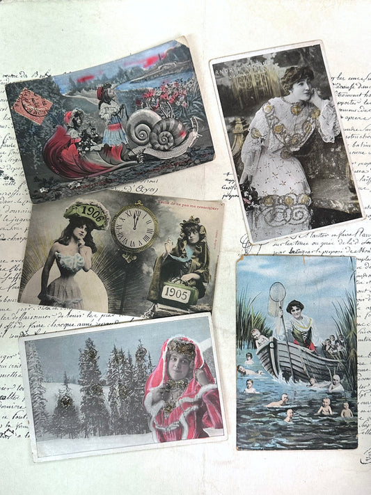 Antique French Postcards - Set 18