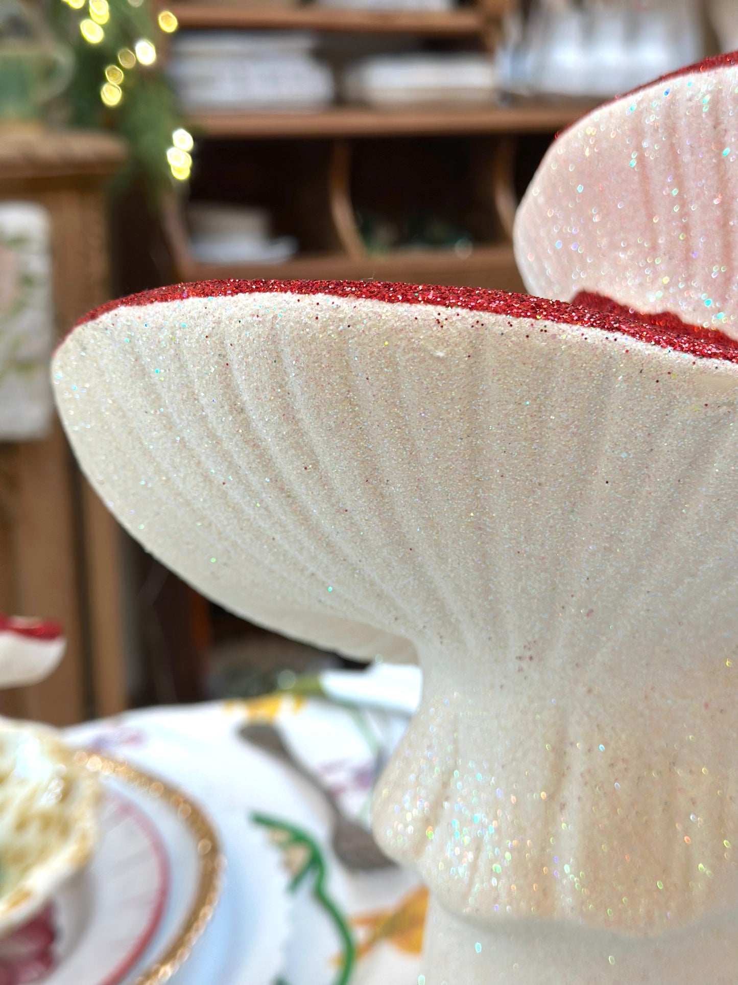 Glitter Mushroom Cluster - Extra Large