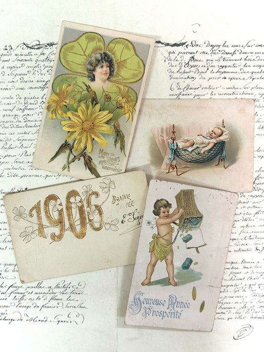 Antique French Postcards - Set 23