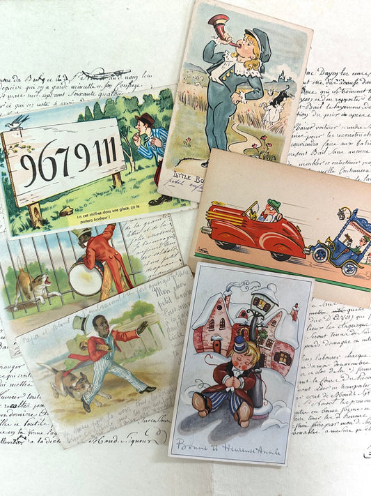 Antique French Postcards - Set 24