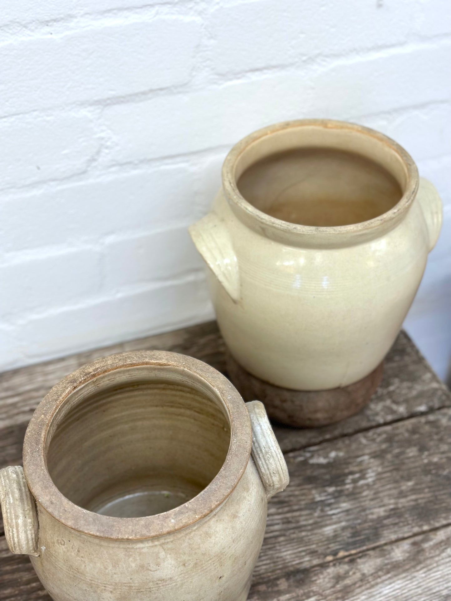 Antique French Confit Pots