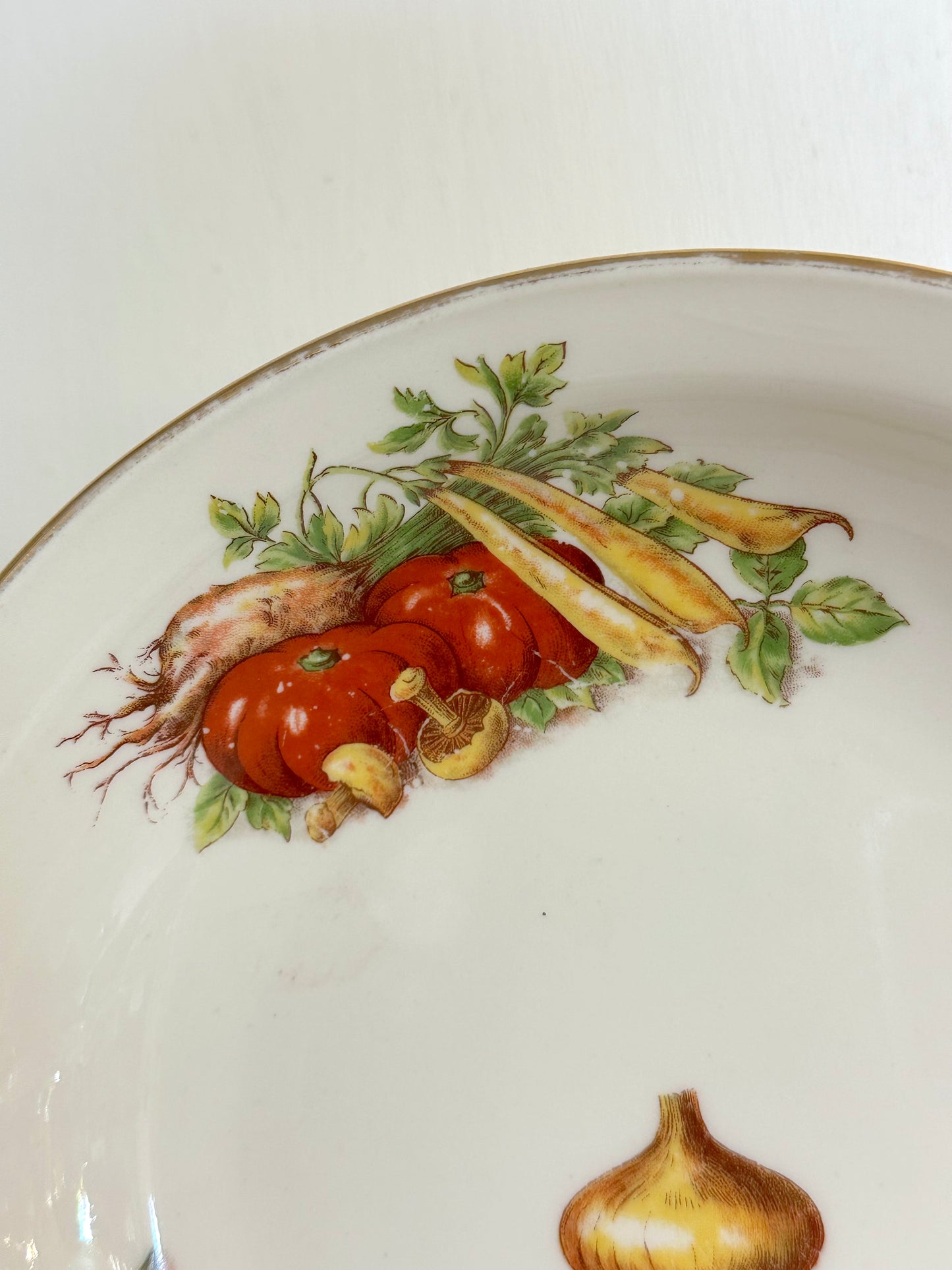 Vintage French "Milliat Frères" Vegetables - Set Of Two Serving Bowls