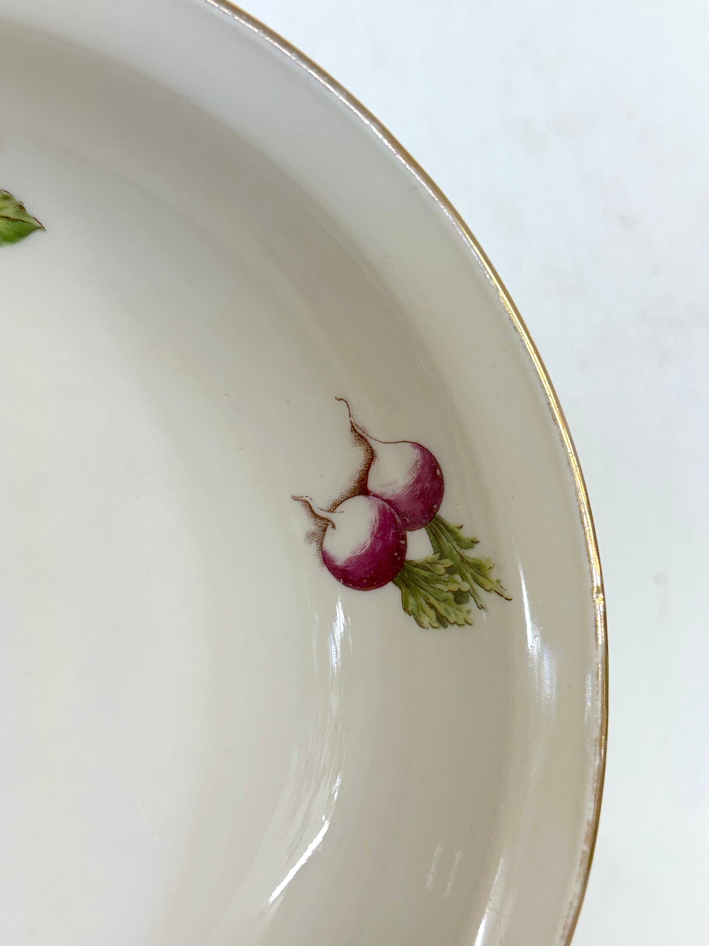 Vintage French "Milliat Frères" Vegetables - Set Of Two Serving Bowls