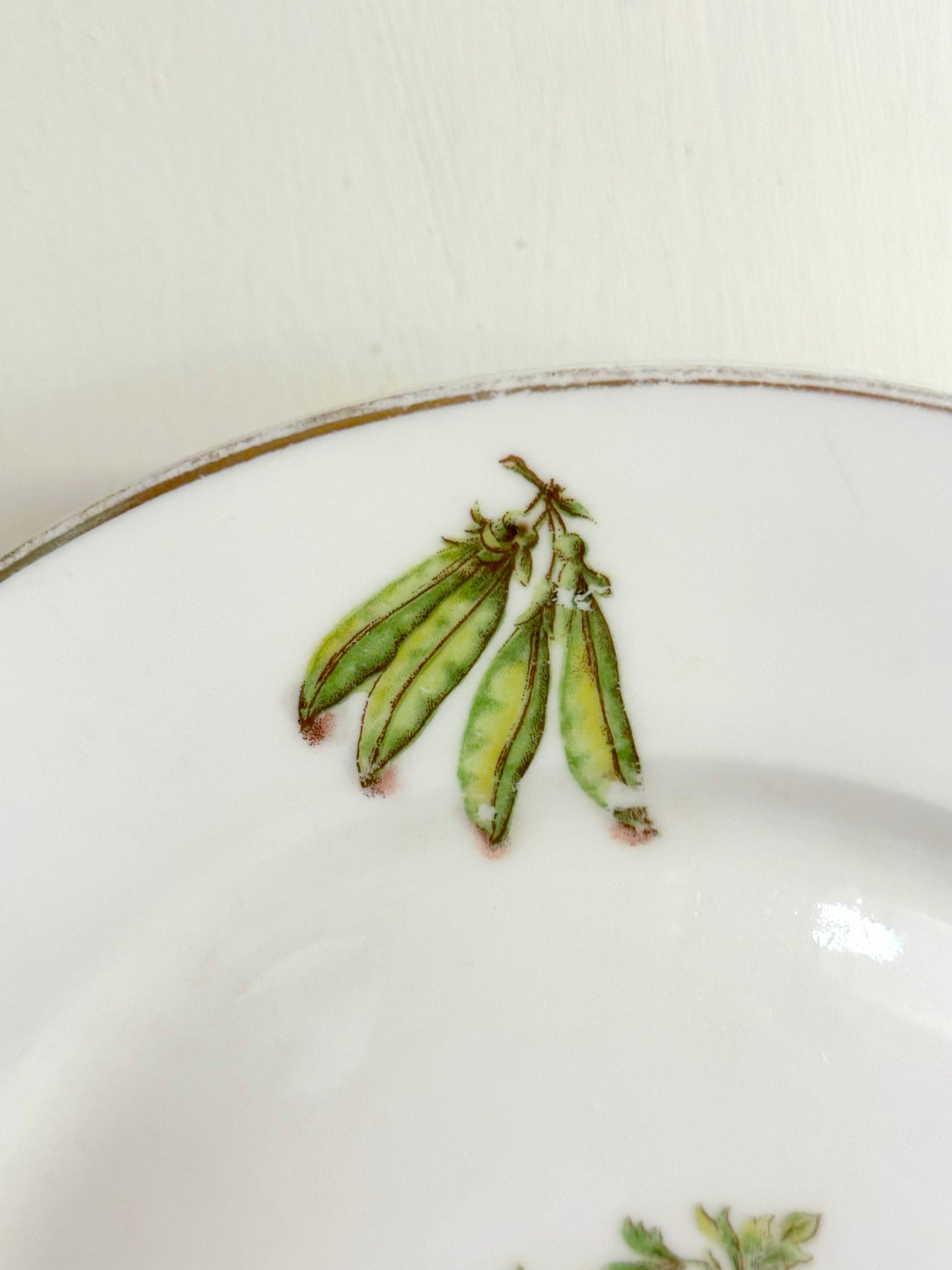 Vintage French "Milliat Frères" Vegetables - Set Of Two Serving Plates