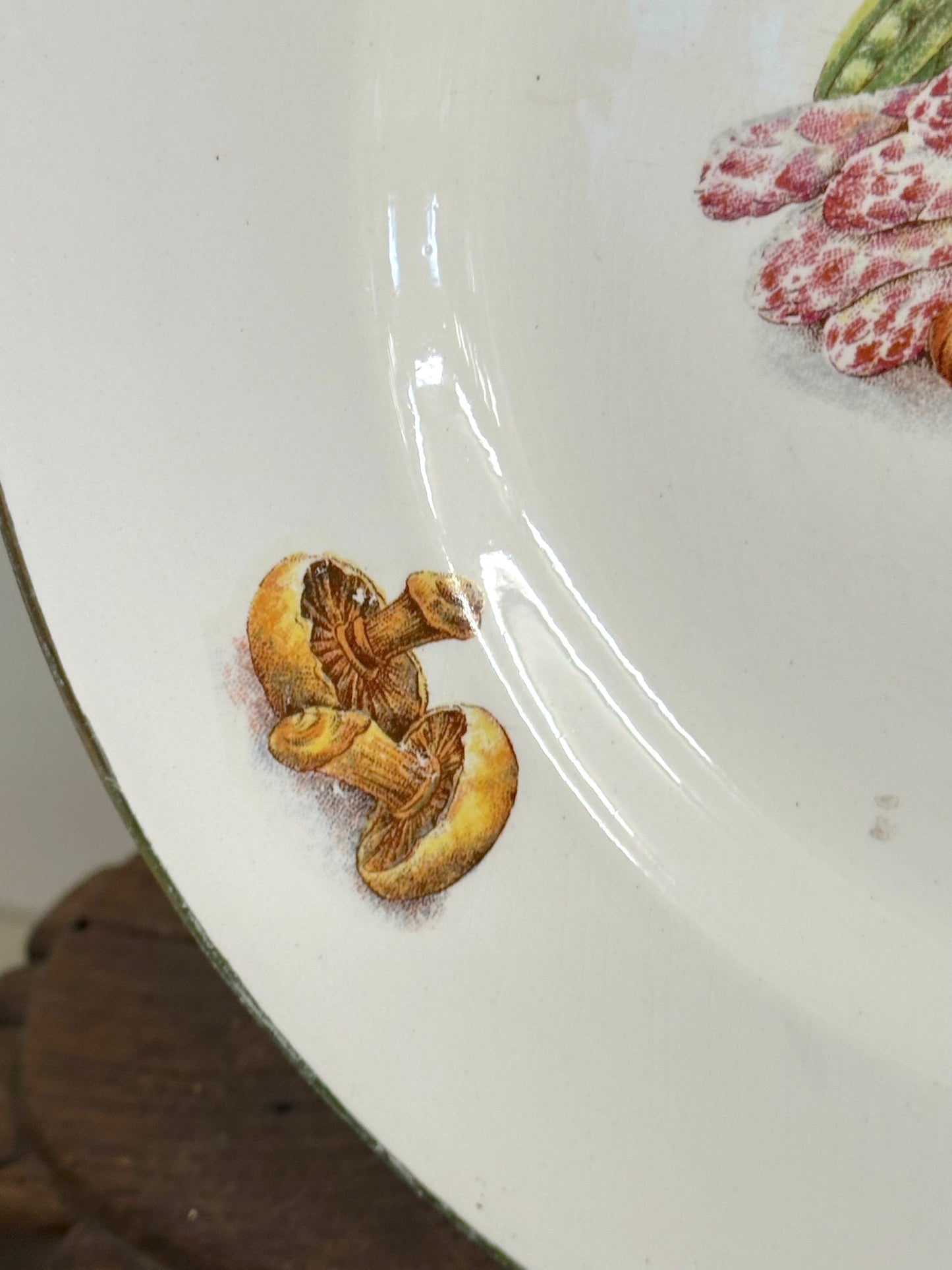Vintage French "Milliat Frères" Vegetables - Set Of Two Serving Plates