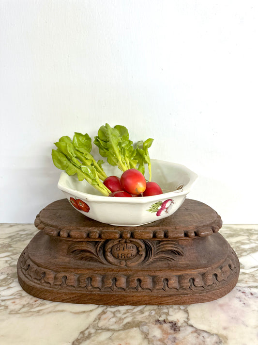 Vintage French "Milliat Frères" Vegetables - Small Serving Bowl