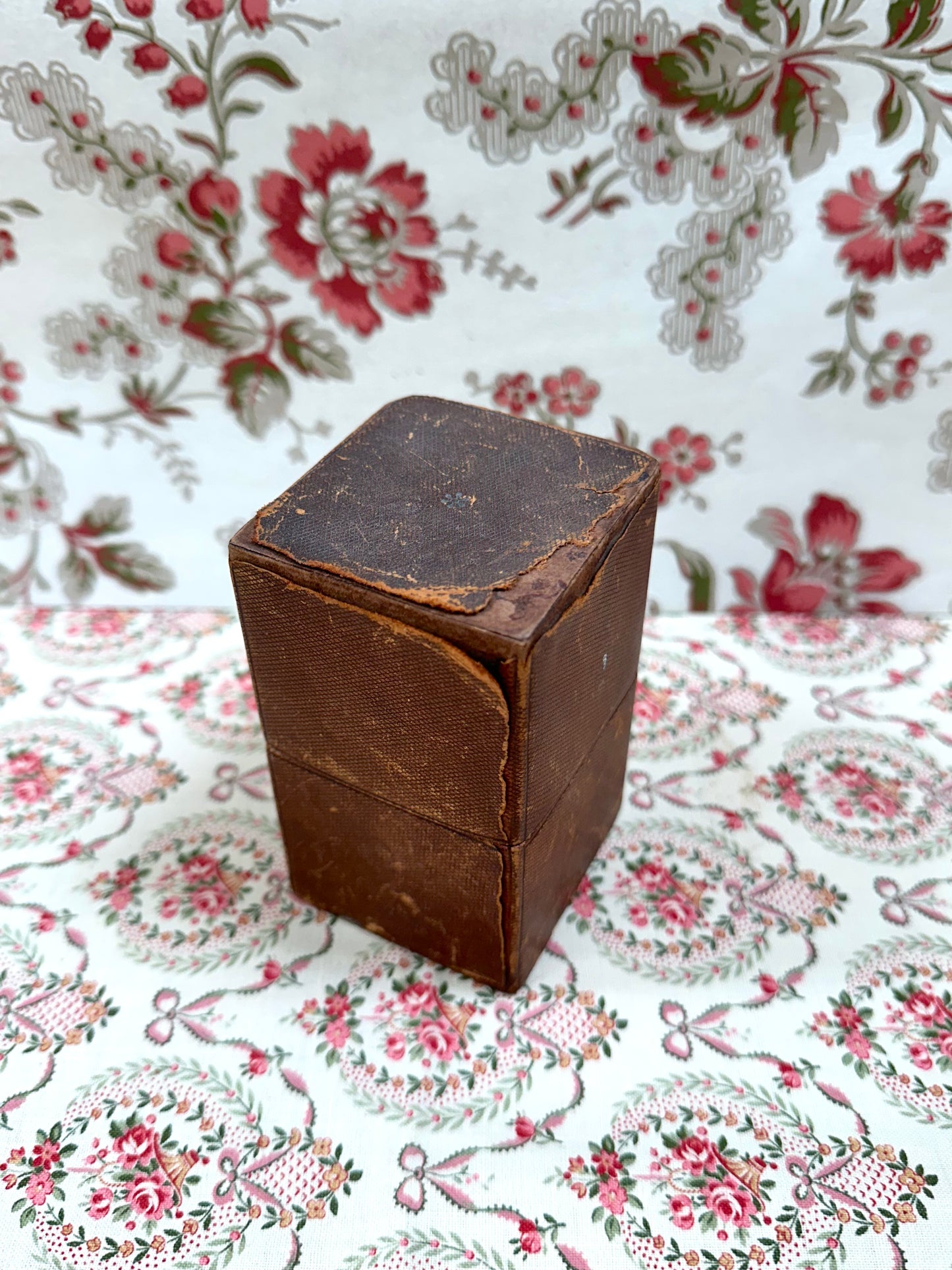 Antique French Small Case With Complete Set Of Sewing Tools