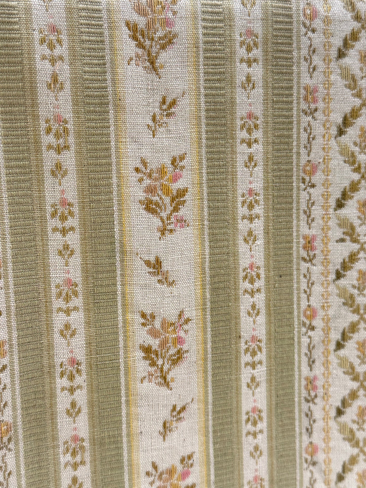 Large Antique French Fabric Covered Boudoir Box