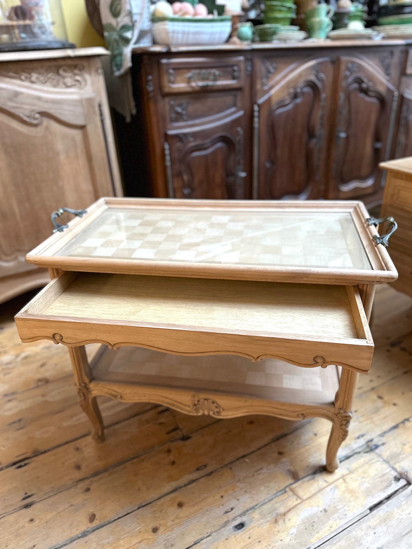 Antique French Louis XV Side Table