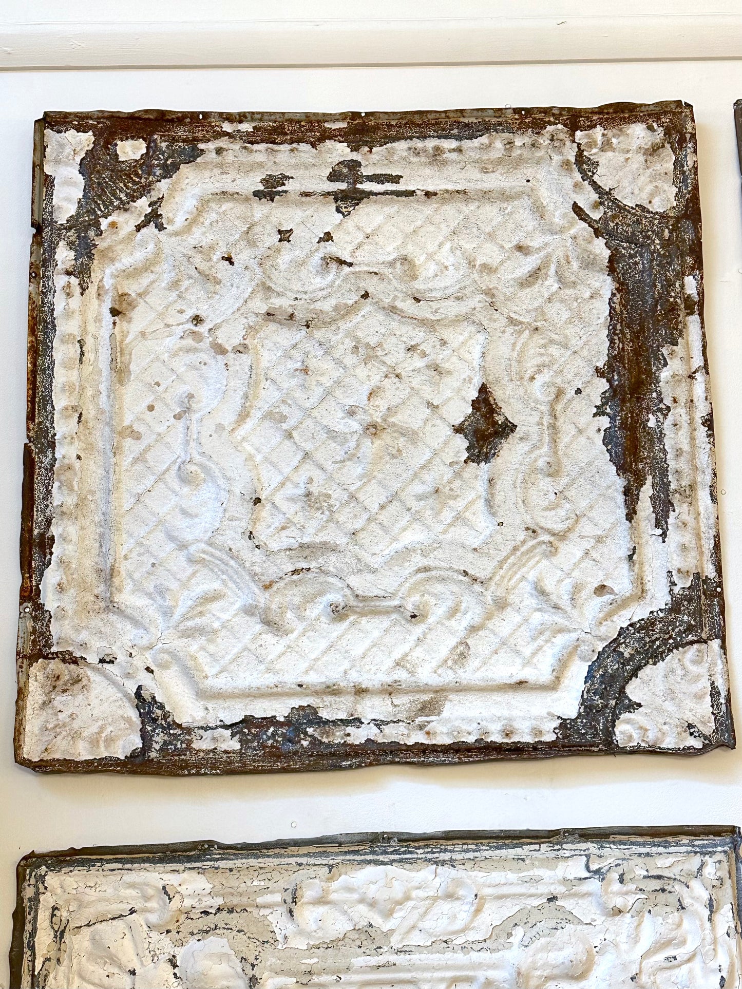 Vintage European Tin Ceiling Panels