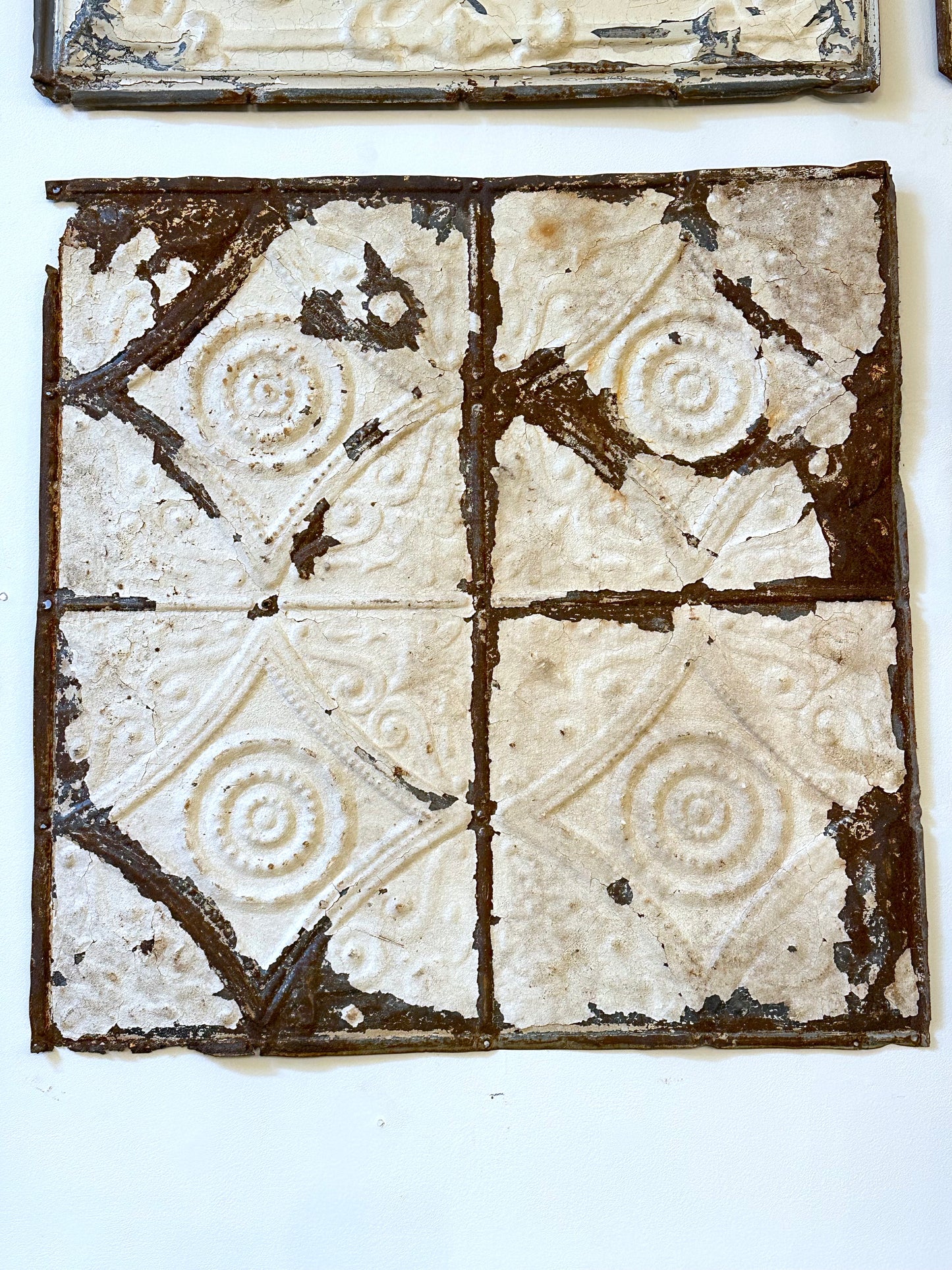 Vintage European Tin Ceiling Panels