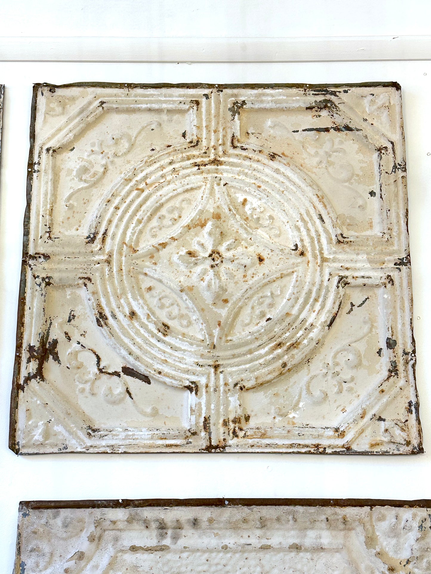 Vintage European Tin Ceiling Panels